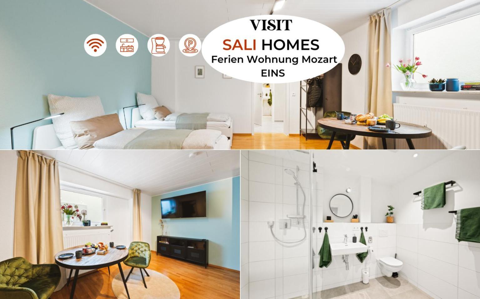 1Br 2Beds - Kleiner Privater Innenhof- Barrierefrei! -Frisch Saniert - Mozart Eins ビーティッヒハイム・ビッシンゲン エクステリア 写真